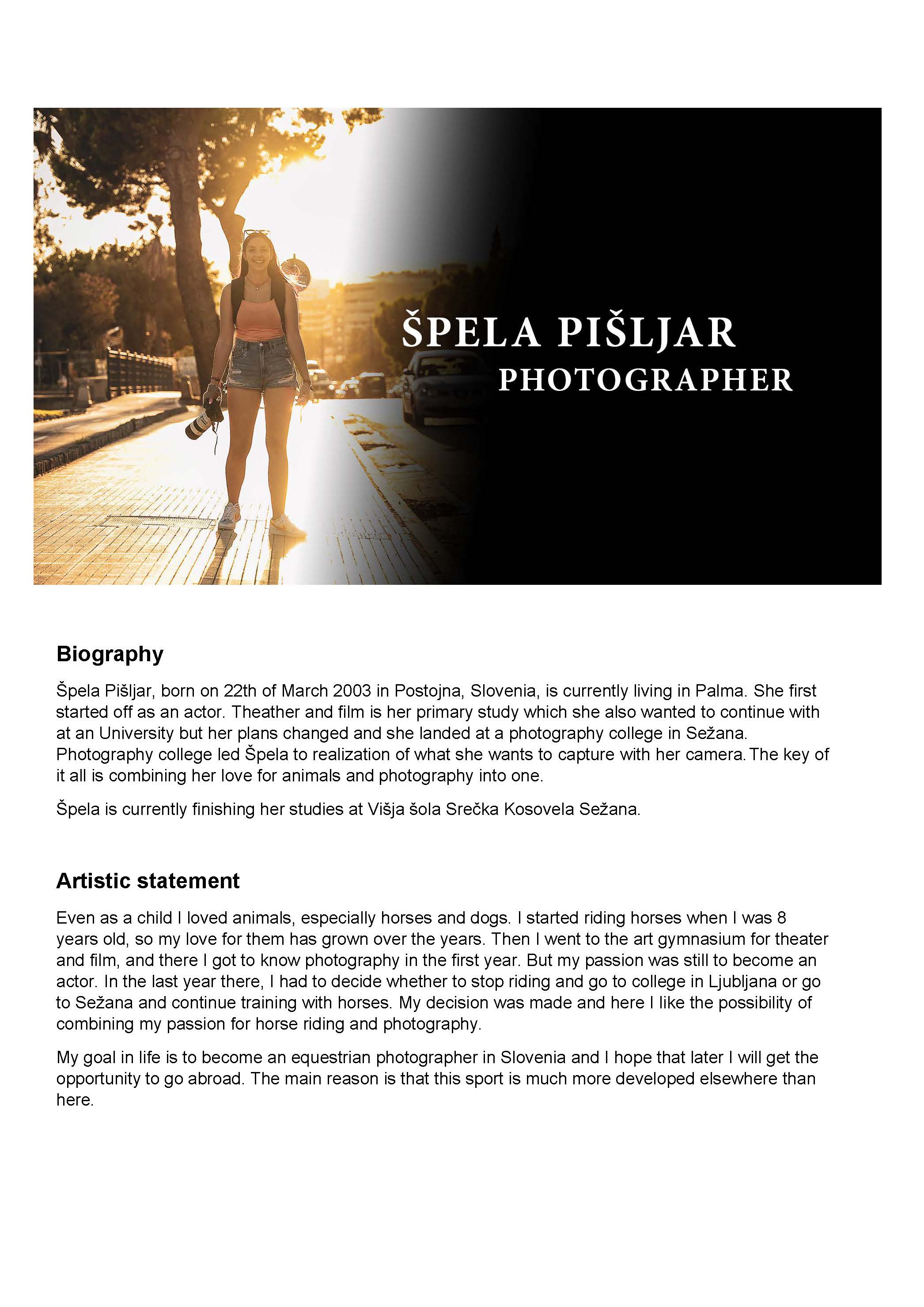 SpelaPisljarBioAndStatementFINAL
